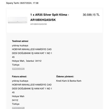 Samsung Stokta Olmayan Ürün Satışı