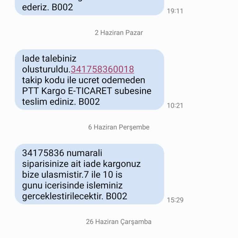 Sefamerve İade Paramı Vermiyor