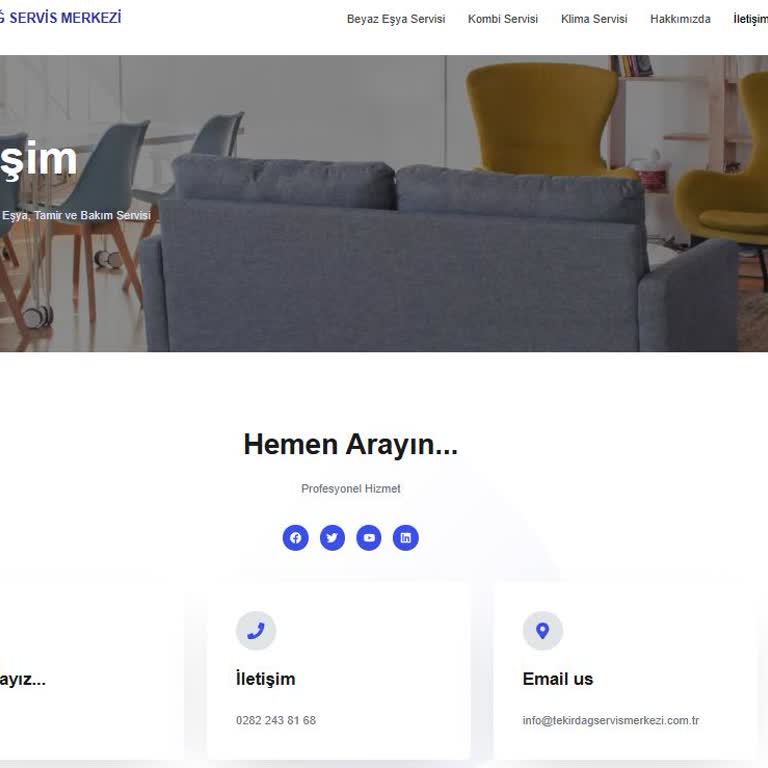 Tekirdağ Servis Merkezi (0282 243 81 68) Yanıltıcı Tamirci Var!