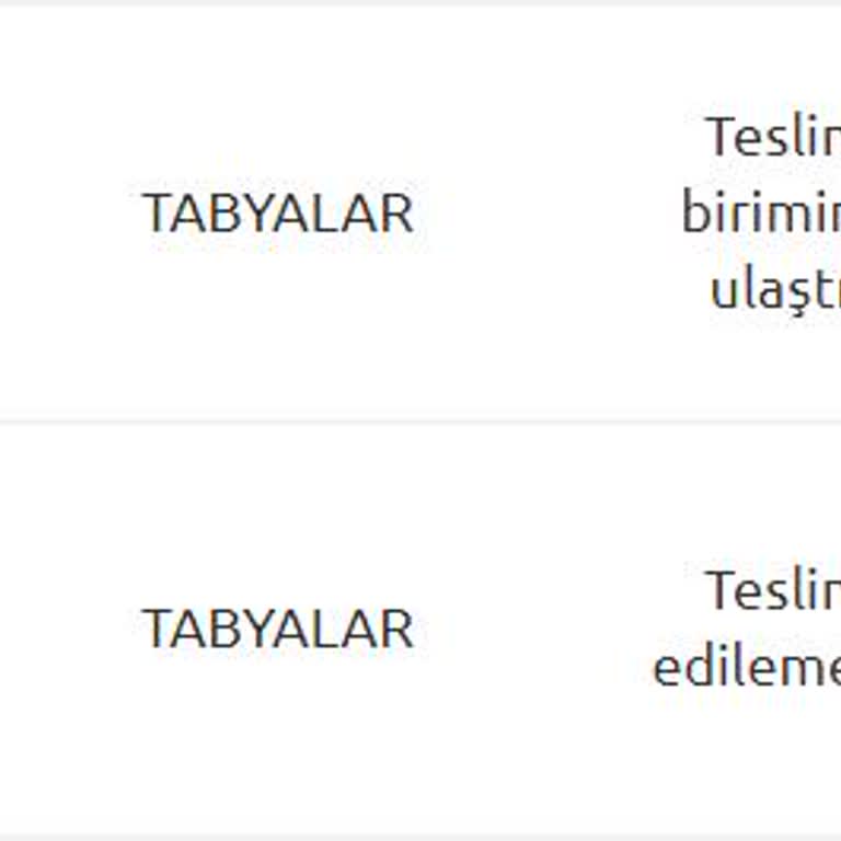 Yurtiçi Kargo Erzurum Tabyalar Şikayet
