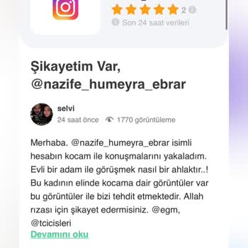 Guncelsikayetlerimiz.com Instagram Sayfam Spam Altında