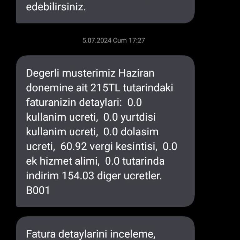 Türk Telekom Dolaşım Ücreti Yanlışlığı