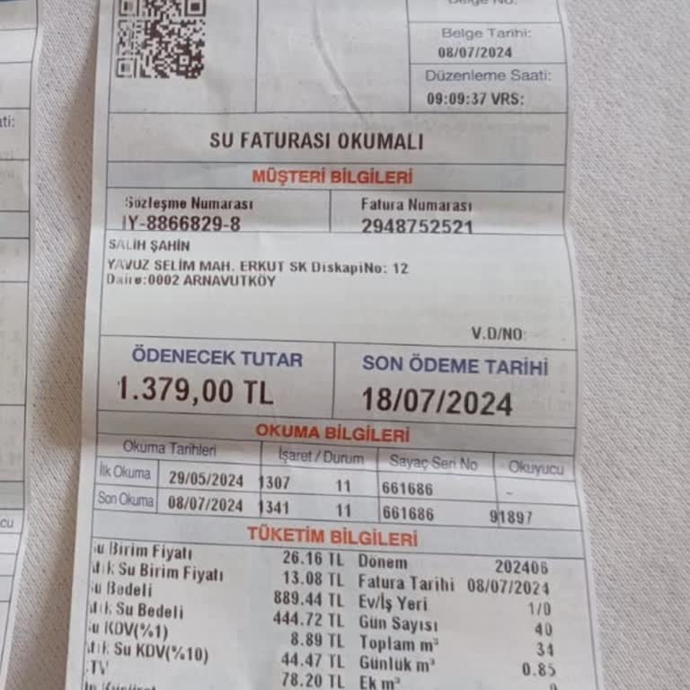 İBB - İstanbul Büyükşehir Belediyesi Su Ya Gelen Zam