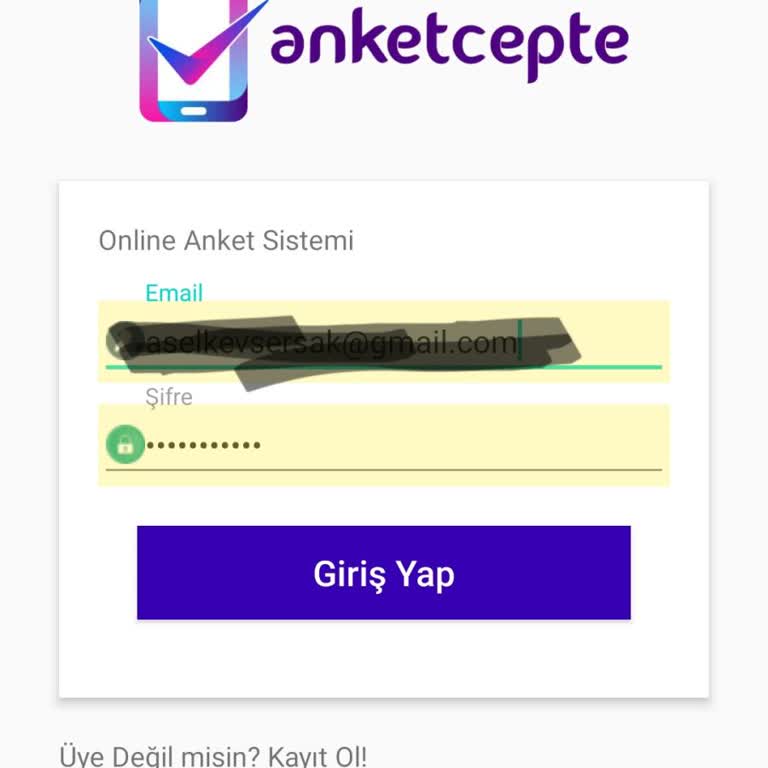 Anketcepte.com Çekim Talebinde Bulunduktan Sonra Hesabıma Girişim Engellendi