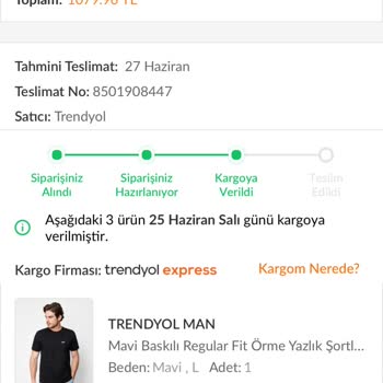 Trendyolmilla Siparişimi Göndermiyor Süreçle İlgilenmiyor