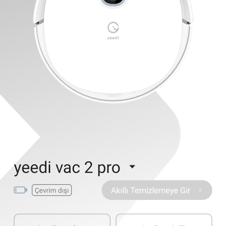 Yeedi Pro Vac 2 Marka Robot Süpürge.