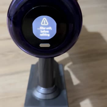 Dyson Yeni Alınan Ürünün Filtre Değişin Uyarısı