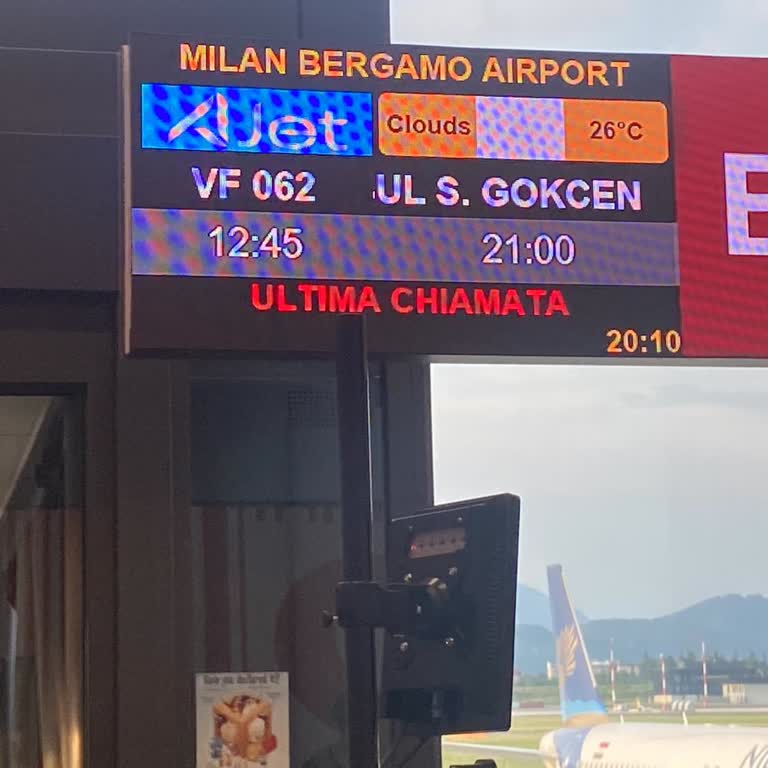 Ajet (Anadolu Jet) Bergamo-İstanbul Uçuşunda 9 Saatlik Rötar Ve Kırık Bavul