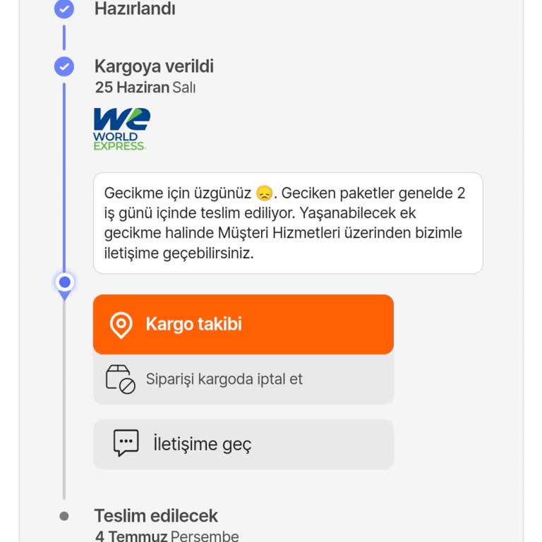 Hepsiburada Ürün Teslim Edilmemesi