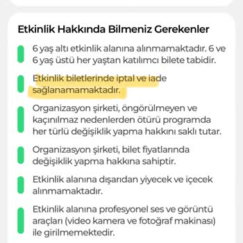 Bubilet Tarih Değişimi Yapmıyor