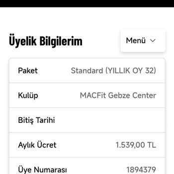 MACfit (Kocaeli) Gebze Center Macfit Habersiz Para Çekimi