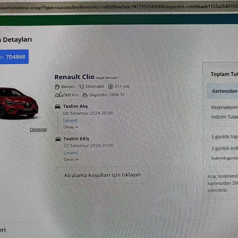 Enuygun.com Araç Kiralama Faciası