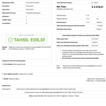 Otelz Çalışmış Olduğu Firmaların Ödemelerini Yapmıyor