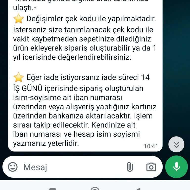 Caddestore Para İadesi Yapmıyor