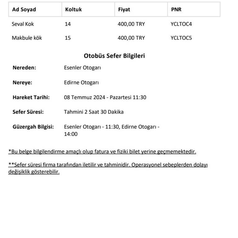 Metro Turizm Edirne Bizi Beklemedi Gözümün Önünde Hareket Etti Otobüs