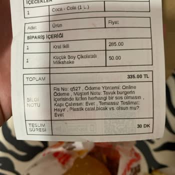 Getir Yemek'in Müşterileri Mağdur Etmesi