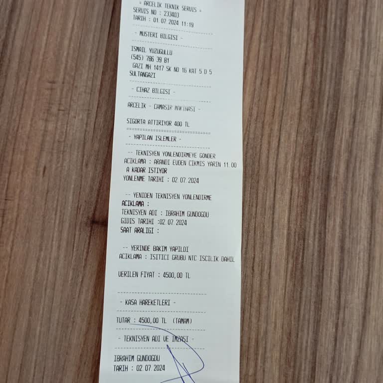 Arçelik Teknik Servisi Numaralı 444 6 404 Numaralı Telefon...