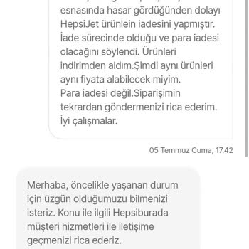 Hepsiburada Kendi Çözümü Ve Zaman Kaybı
