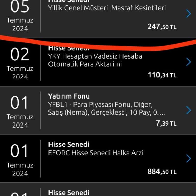 Yapı Kredi Bankası İzinsiz Para Kesintisi Ve Aktarımı