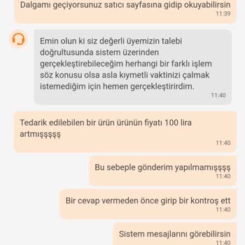 Trendyol Yanlış Ürün Geldi Fiyat Arttı Değişim Yok Çözüm Yok