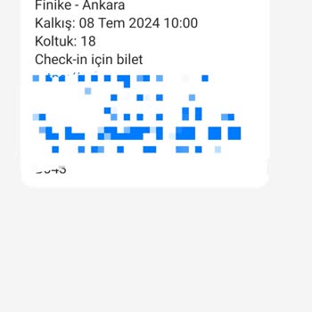 Kamil Koç Şehirlerarası Yolculuk, Arızalı Koltuk.