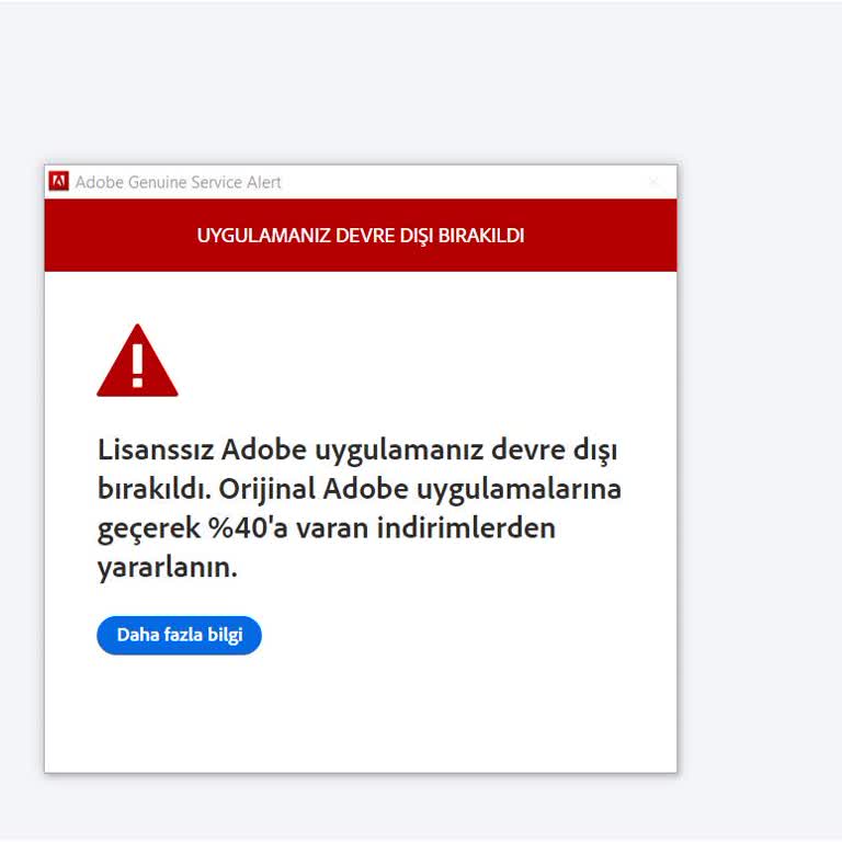 Adobe Bilgisayar Bloke Problemi!