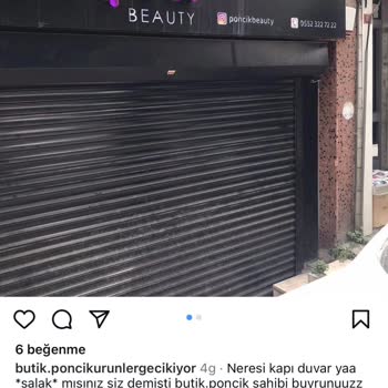Butik Ponçik @butik. Poncik İnsanları Mağdur Etmeye Devam Ediyor!