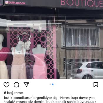 Butik Ponçik @butik. Poncik İnsanları Mağdur Etmeye Devam Ediyor!