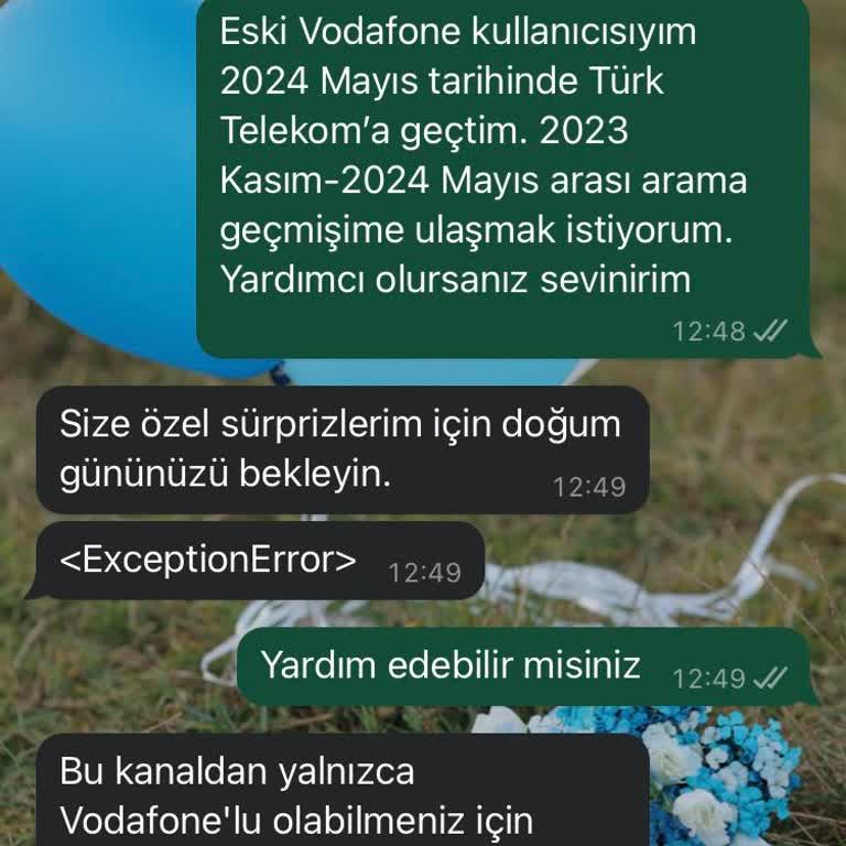 Eski Vodafone Kullanıcısıyım Arama Geçmişime Ulaşmak İstiyorum