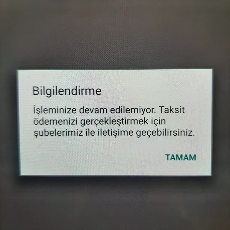 Garanti BBVA Kredimi Ödeyemiyorum Uyarı Veriyor