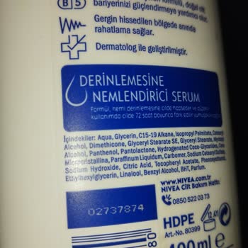 Migros'tan Aldığım Nivea Vücut Losyonu'nun Tarihi Geçmiş