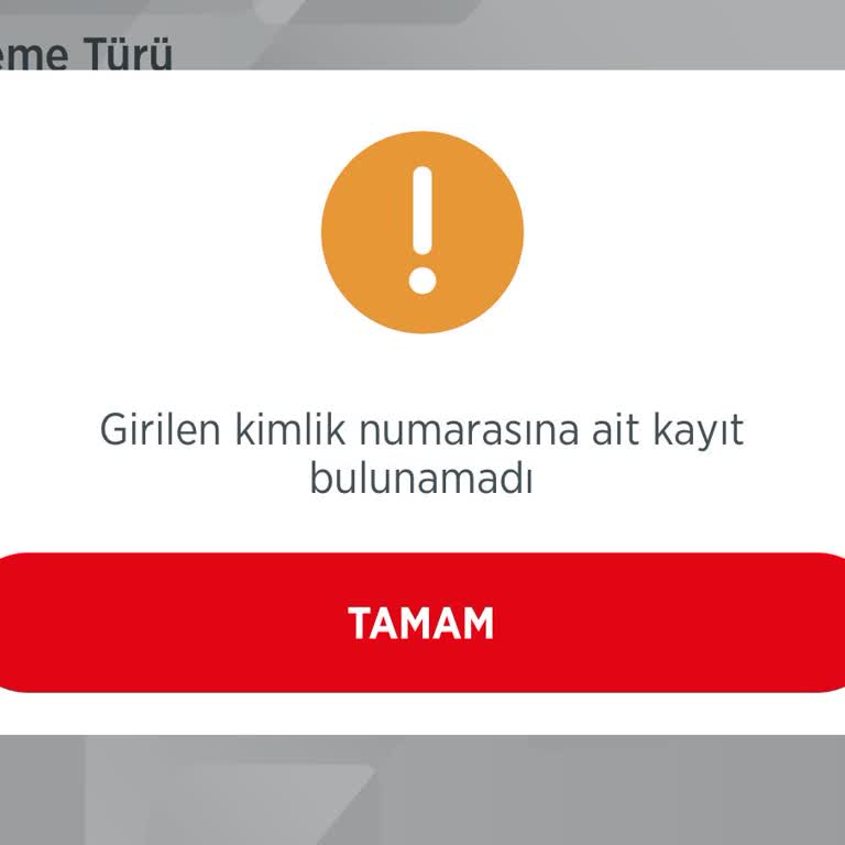 KYK Yurt Ödemesi Girilen Kimlik Numarasına Dair Kayıt Bulunamadı