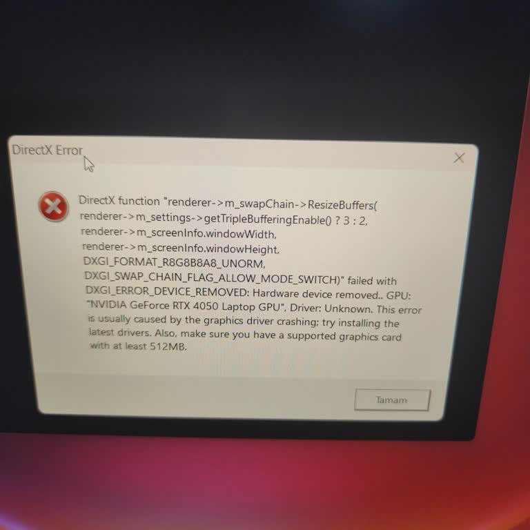 HP Omen Nvdia 4050Tİ Ekran Kartı Arızası