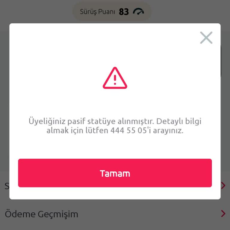 TikTak Kirala Üyeliğim Pasif Görünüyor