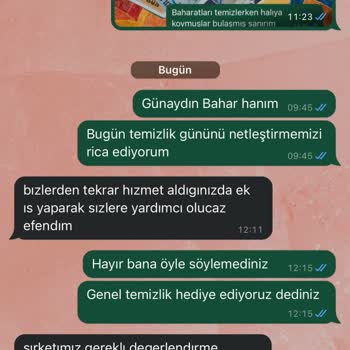 Özgül Temizlik (Kocaeli) Temizlik Hizmetinde Yaşanan Sorunlar Ve Mağduriyet