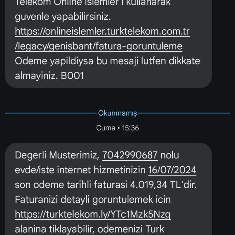 Türk Telekom Kalitesiz Hizmet Yalan Dolan