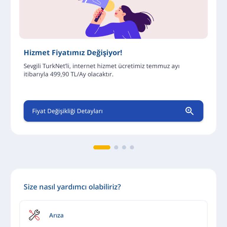 TurkNet Hizmet Fiyatı Artışı
