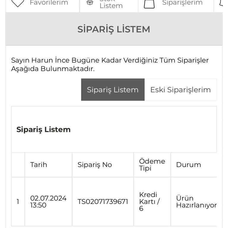 Slazenger Verdiğim Siparişin Hala Elime Ulaşmaması