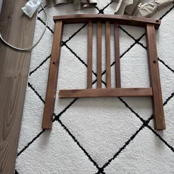 Bauhaus'tan Alınan Sunfun Diana Ahşap Bahçe Oturma Grubu Pişmanlığı