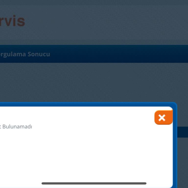 Yurtiçi Kargo Kayıt Bulunamadı Hatası