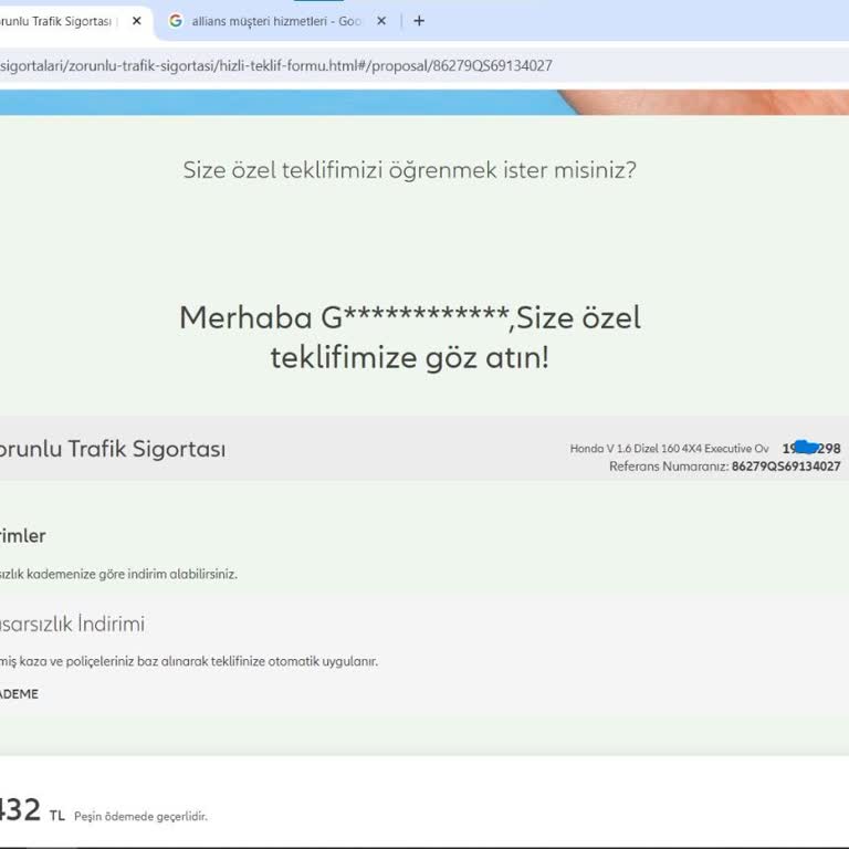 Allianz Sigorta Allianz Fiyat Tutarsızlığı Ve Aldatmaca