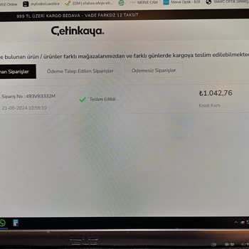 Çetinkaya Ürünlerimi Eksik Teslim Ediyor, Müşteri. Hizm. Ulaşılamıyor