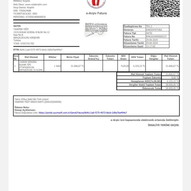 Daikin Sensira 14000 Vantilatör Gibi Soğutuyor