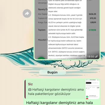 Öyküwear Ürünleri Göndermiyor