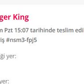 Yemek Sepeti Fatura Problemi