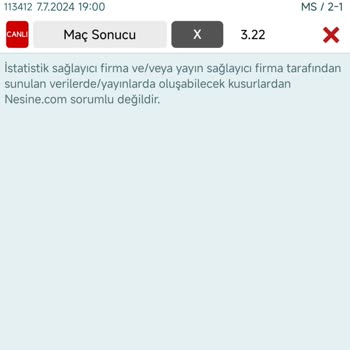 Nesine Hak Etmiş Olduğum Para Yatmaması
