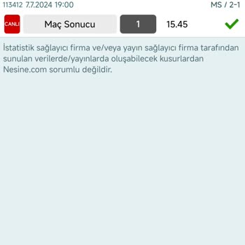 Nesine Hak Etmiş Olduğum Para Yatmaması