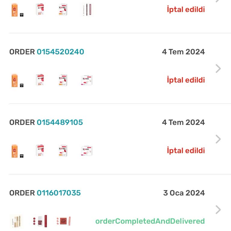 Watsons Sürekli Olarak Sipariş İptali Yapması.