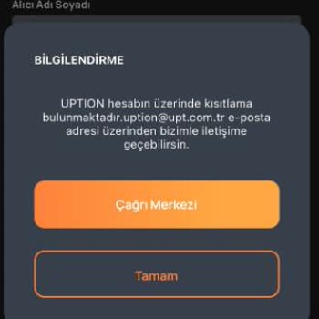 Kısıtlama Kaldırılsın UPT Lütfen