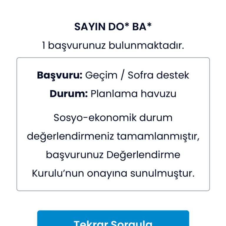 İBB Sofra Destek Programında Bilgilendirme Eksikliği